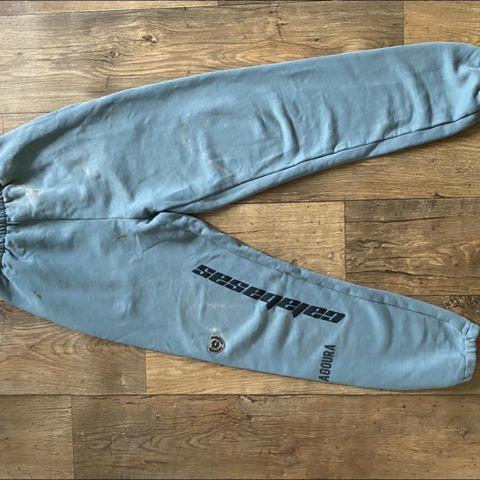 Yeezy Calabasas Embroidered French Terry Pants. Depop