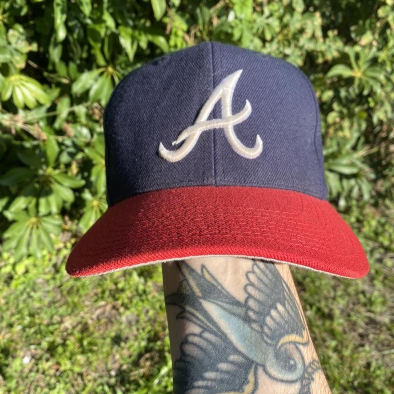 Vintage Atlanta Braves Hat. Cool Hat, in great - Depop