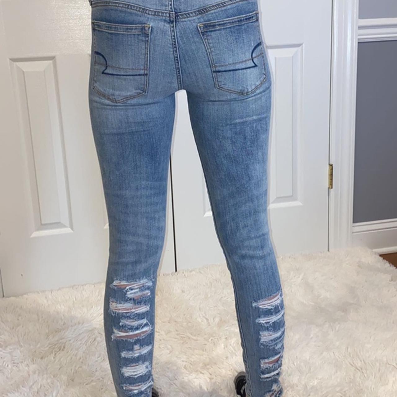 American Eagle Ripped Jeans #jeans #rippedjeans - Depop