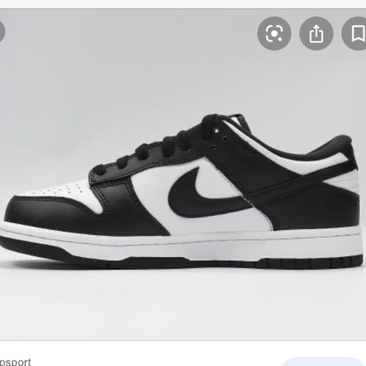 ISO Black and white dunk lows!! Looking for a size... - Depop