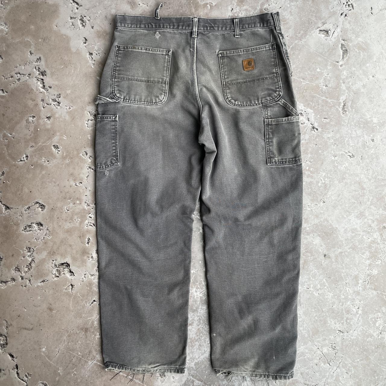 Carhartt Men's Grey Trousers | Depop
