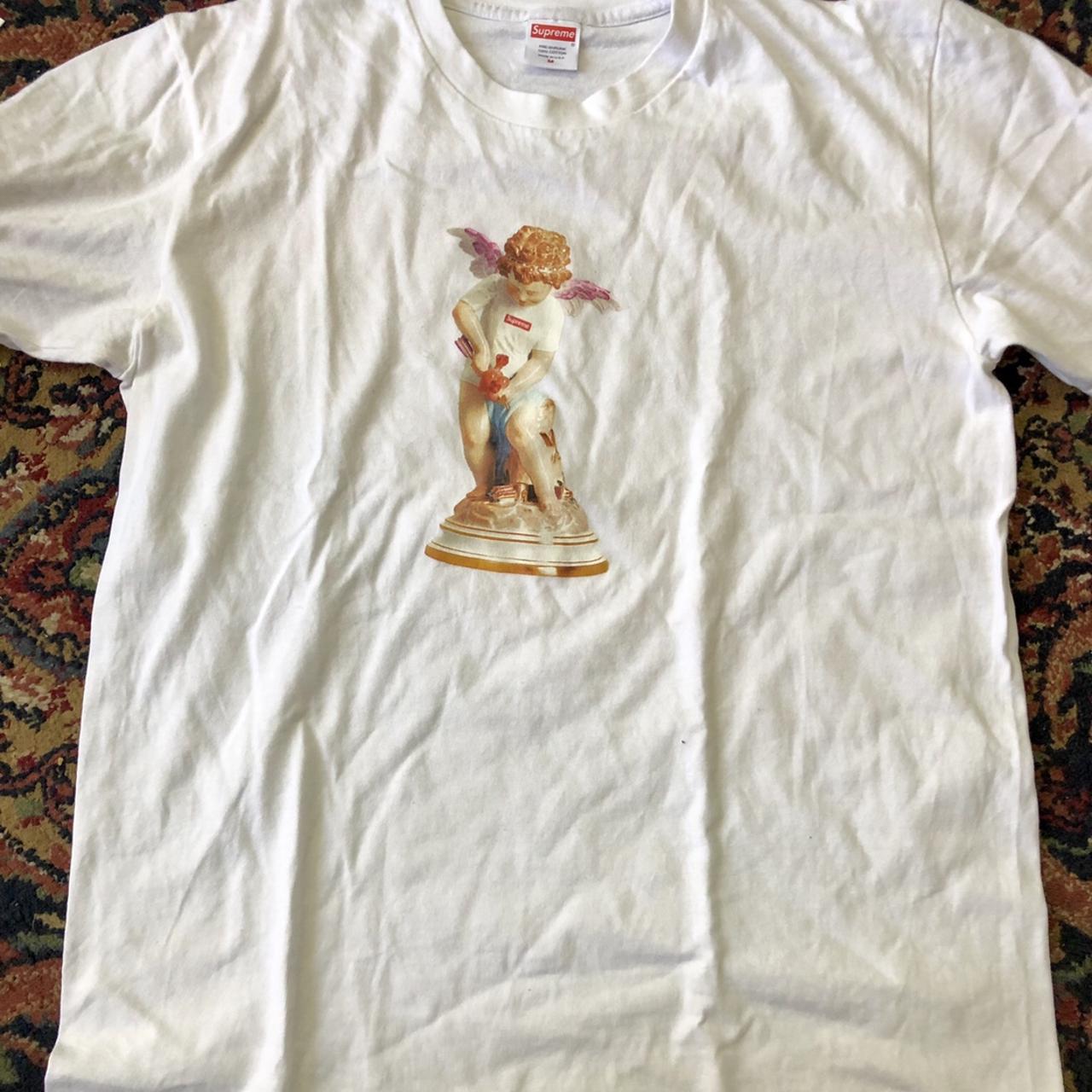 Supreme Cupid tee White Conditions: DS #supreme... - Depop
