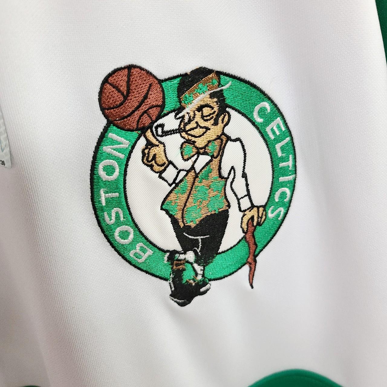 VINTAGE NIKE NBA BOSTON CELTICS WARM UP BUTTON UP - Depop