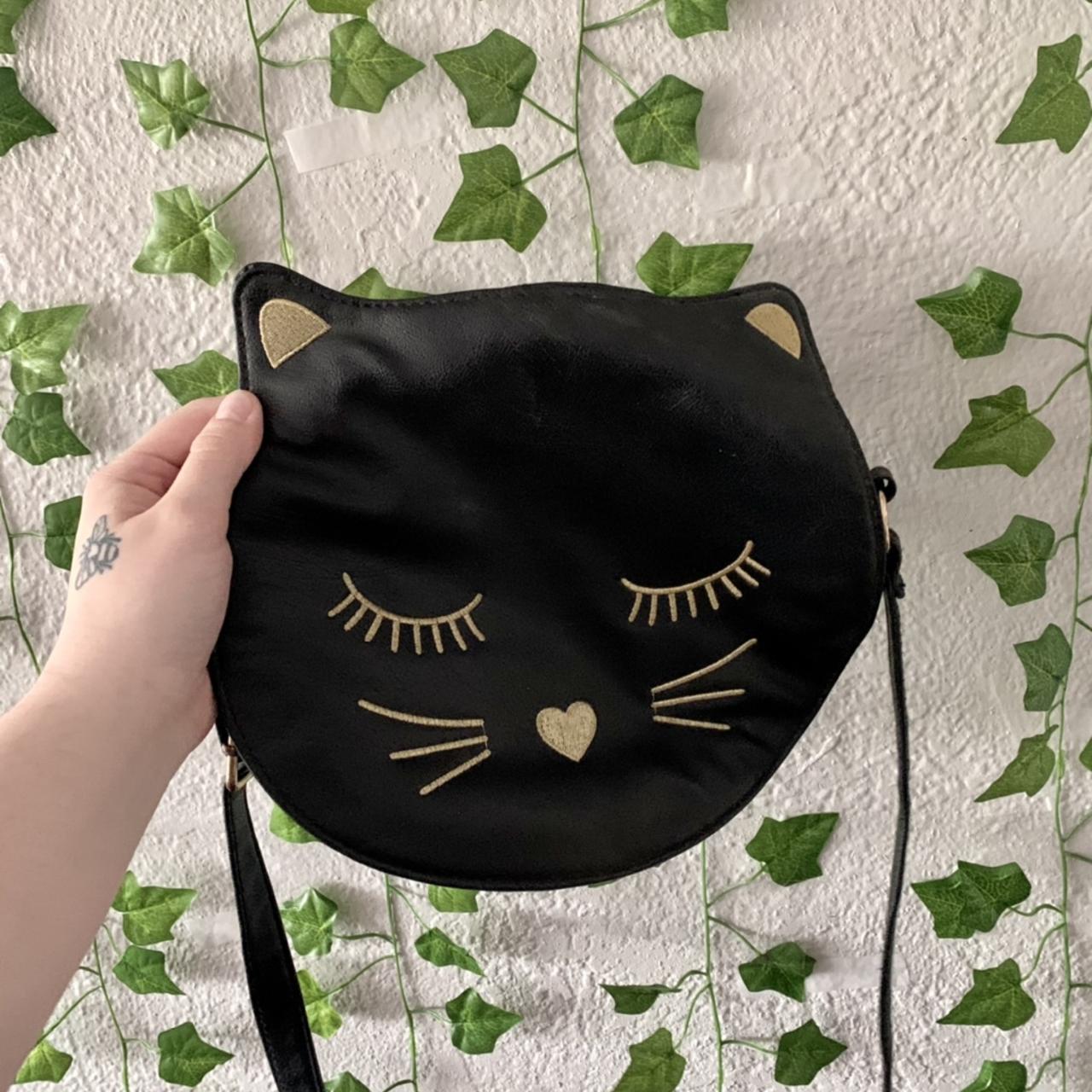 Torrid - cross body cat head purse, gold... - Depop