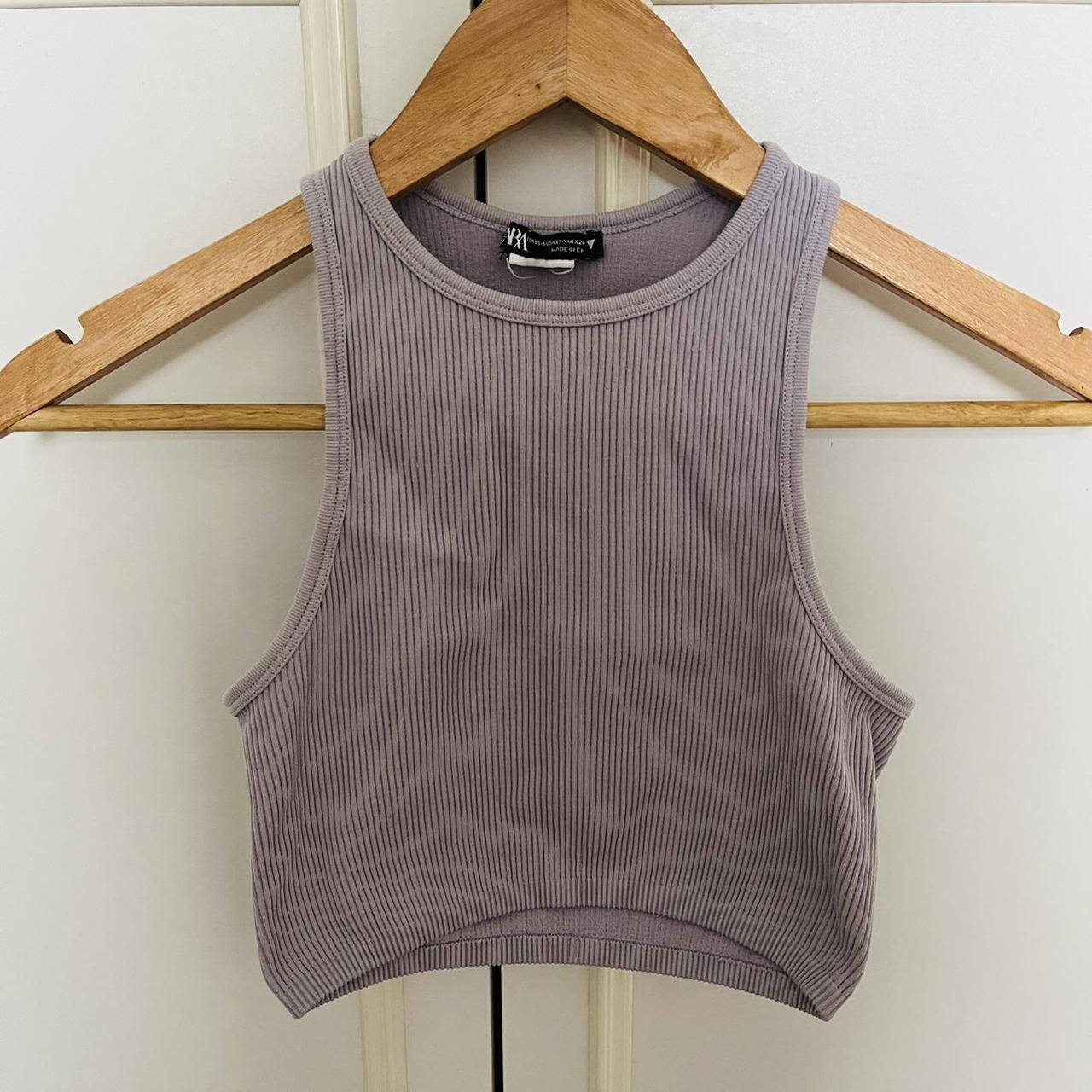 Zara Women's Purple Vest | Depop