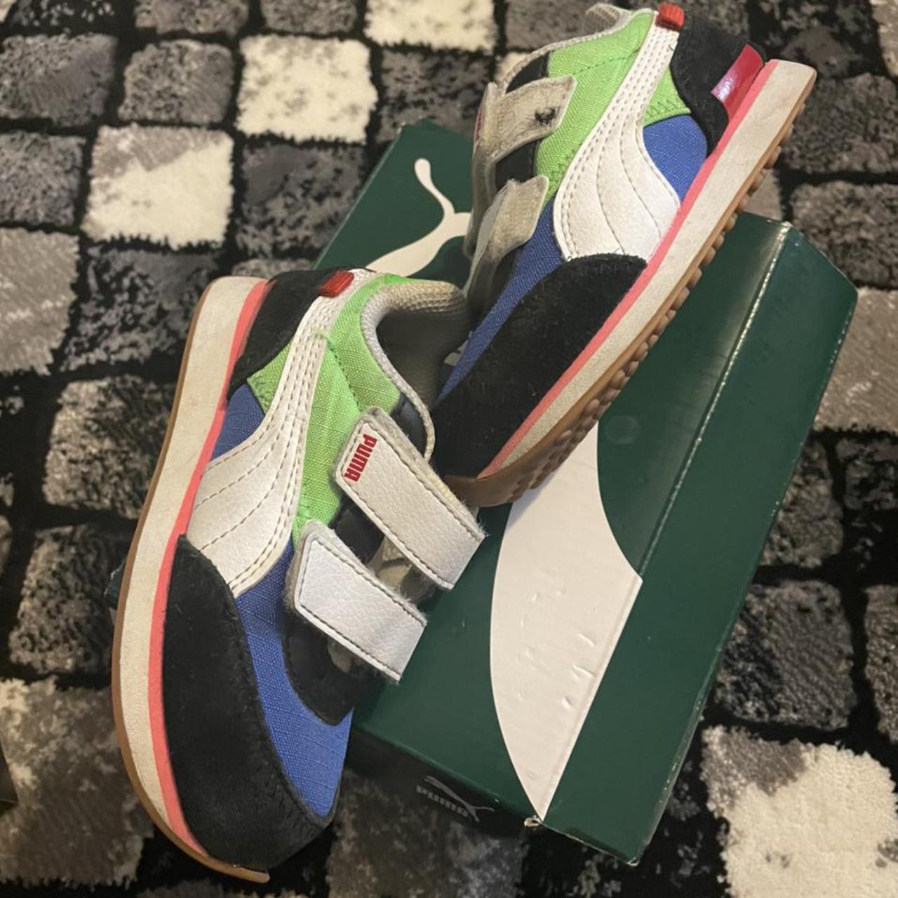 puma trainers colourful