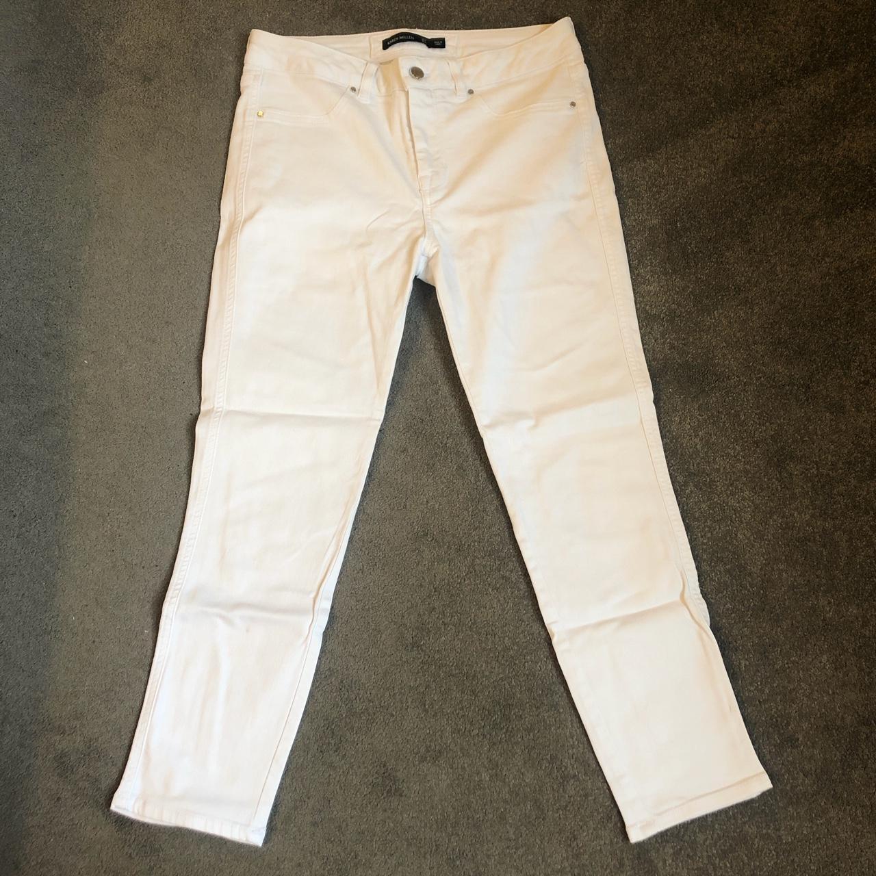 Karen millen hot sale white jeans