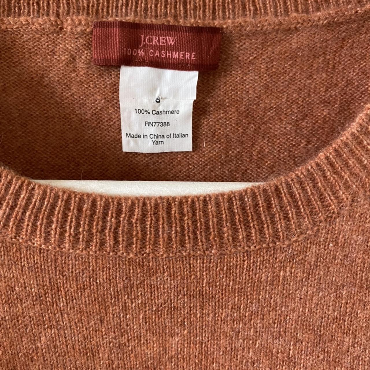 Maglione smanicato arancione/salmone JCrew taglia S... - Depop