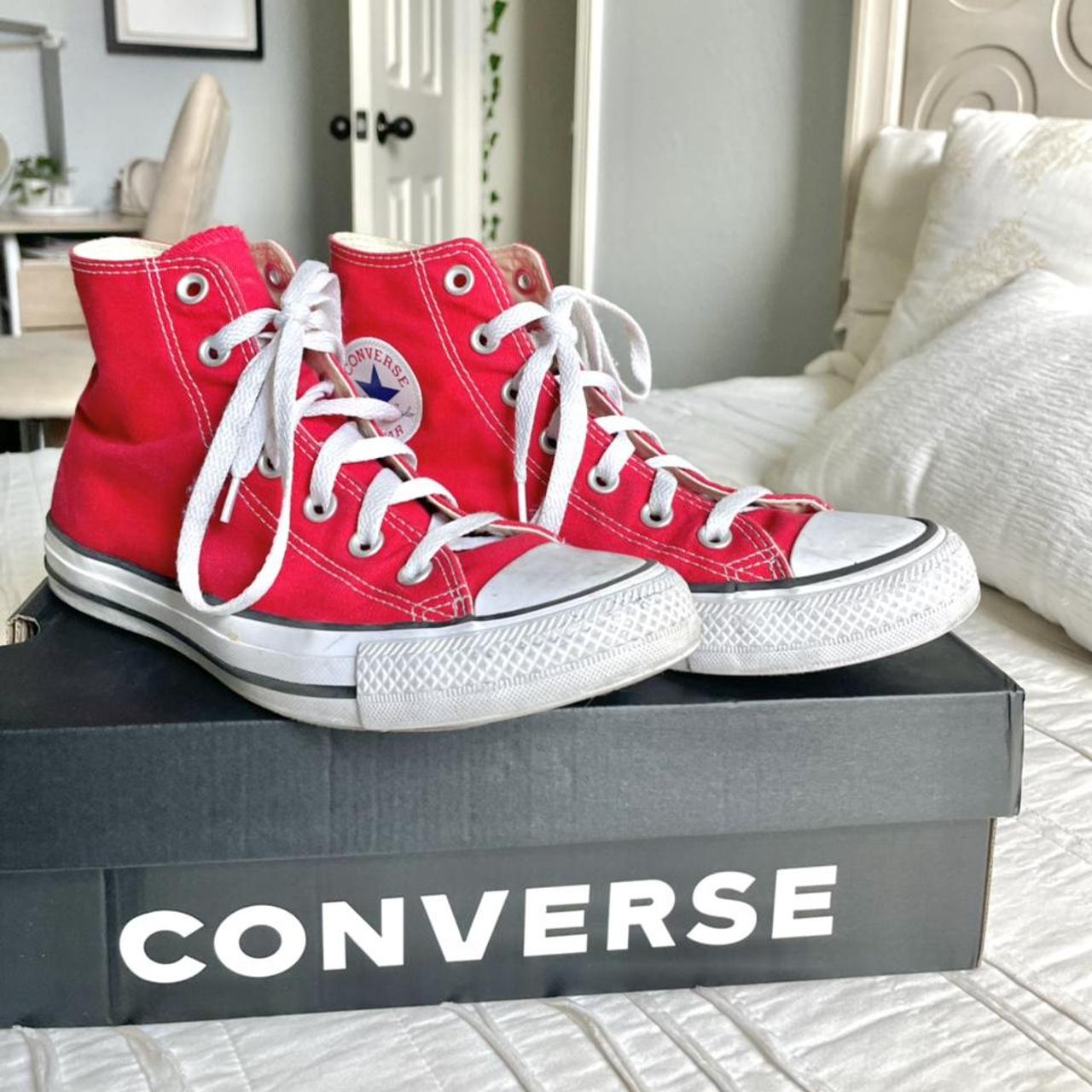 red converse size 8
