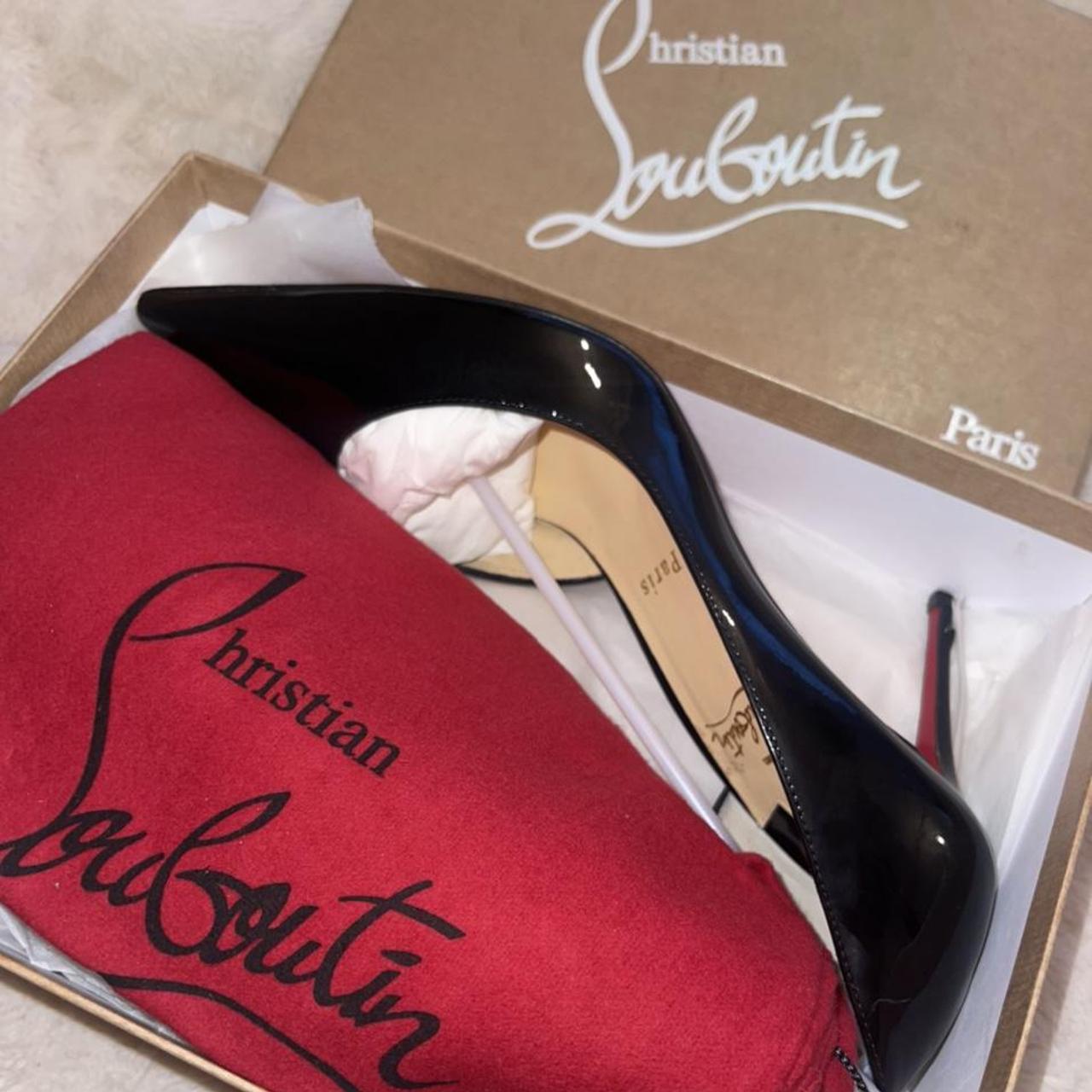 Christian Louboutin Women's Black Courts | Depop