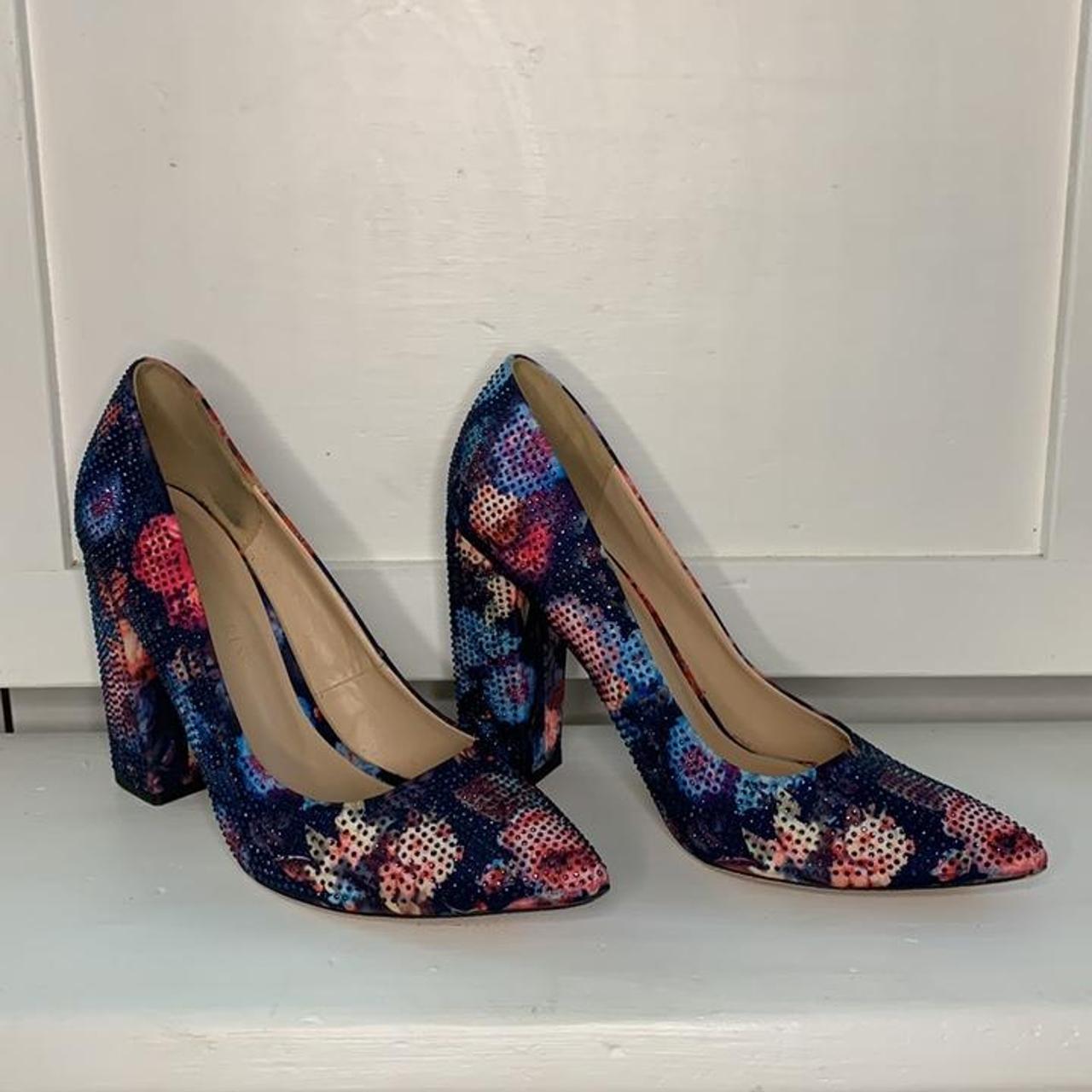 Little Mistress Asteria Floral Embellished Block... - Depop