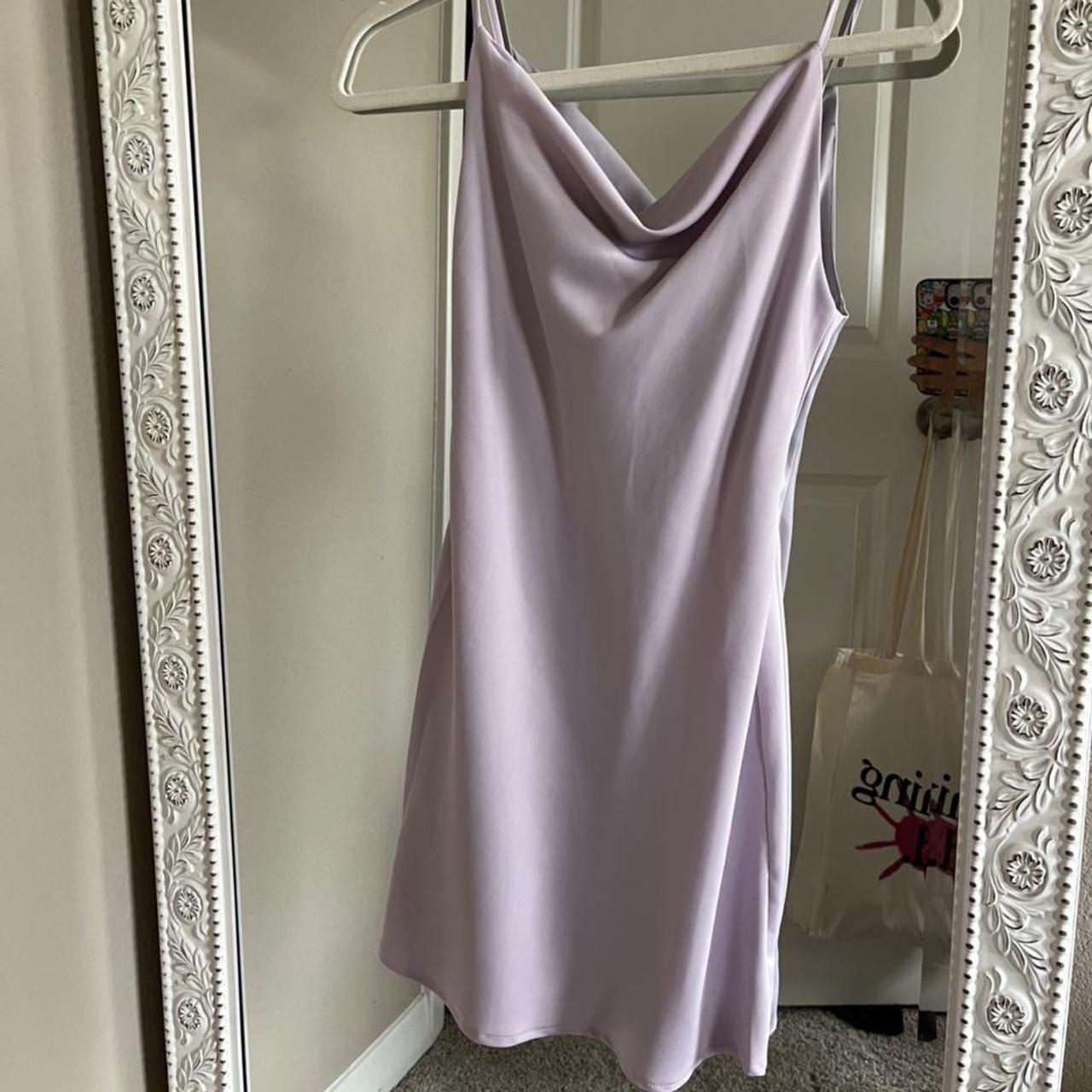 adorable lilac slip dress from urban) never worn... Depop