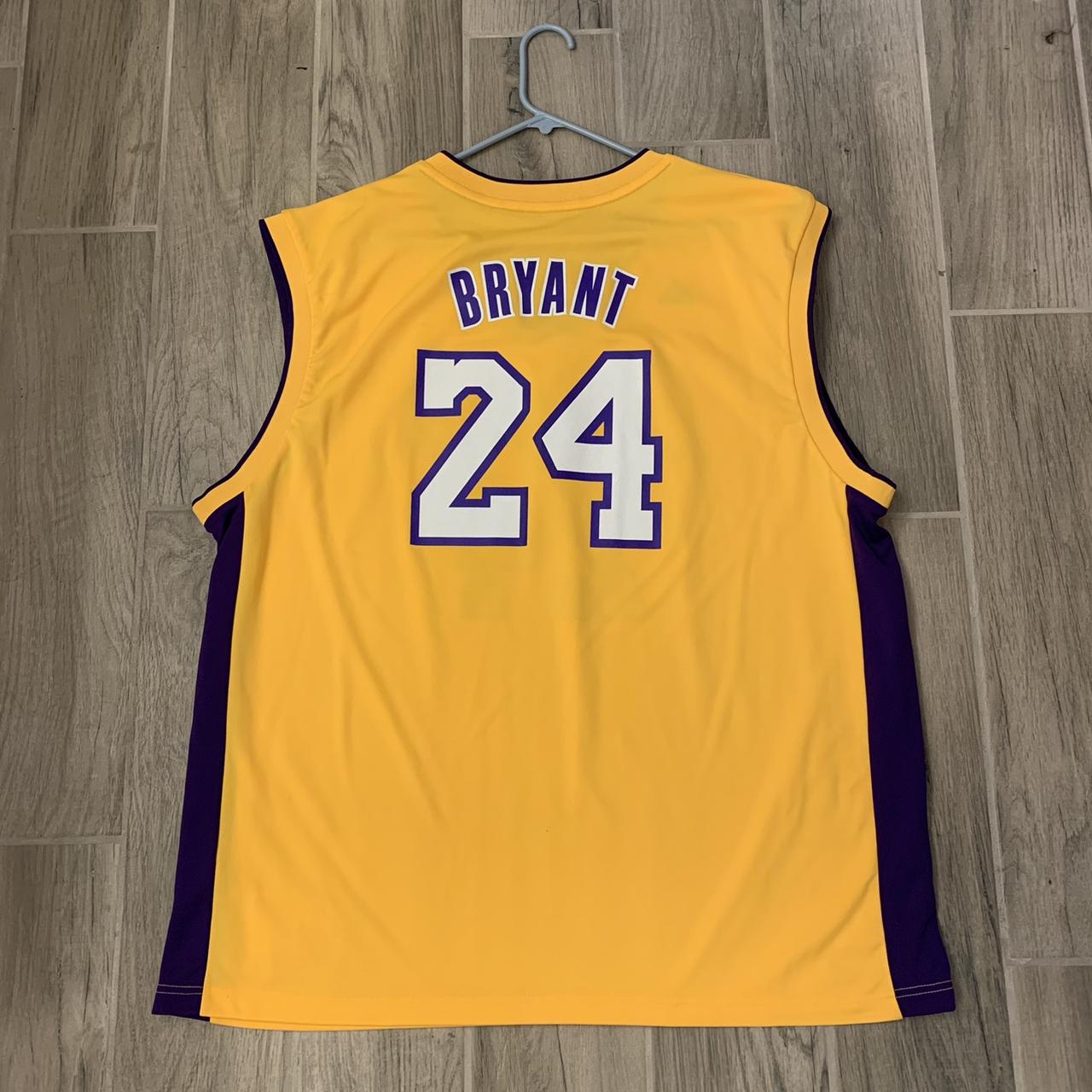 Real authentic Lakers adidas 24 Kobe Bryant Jersey - Depop