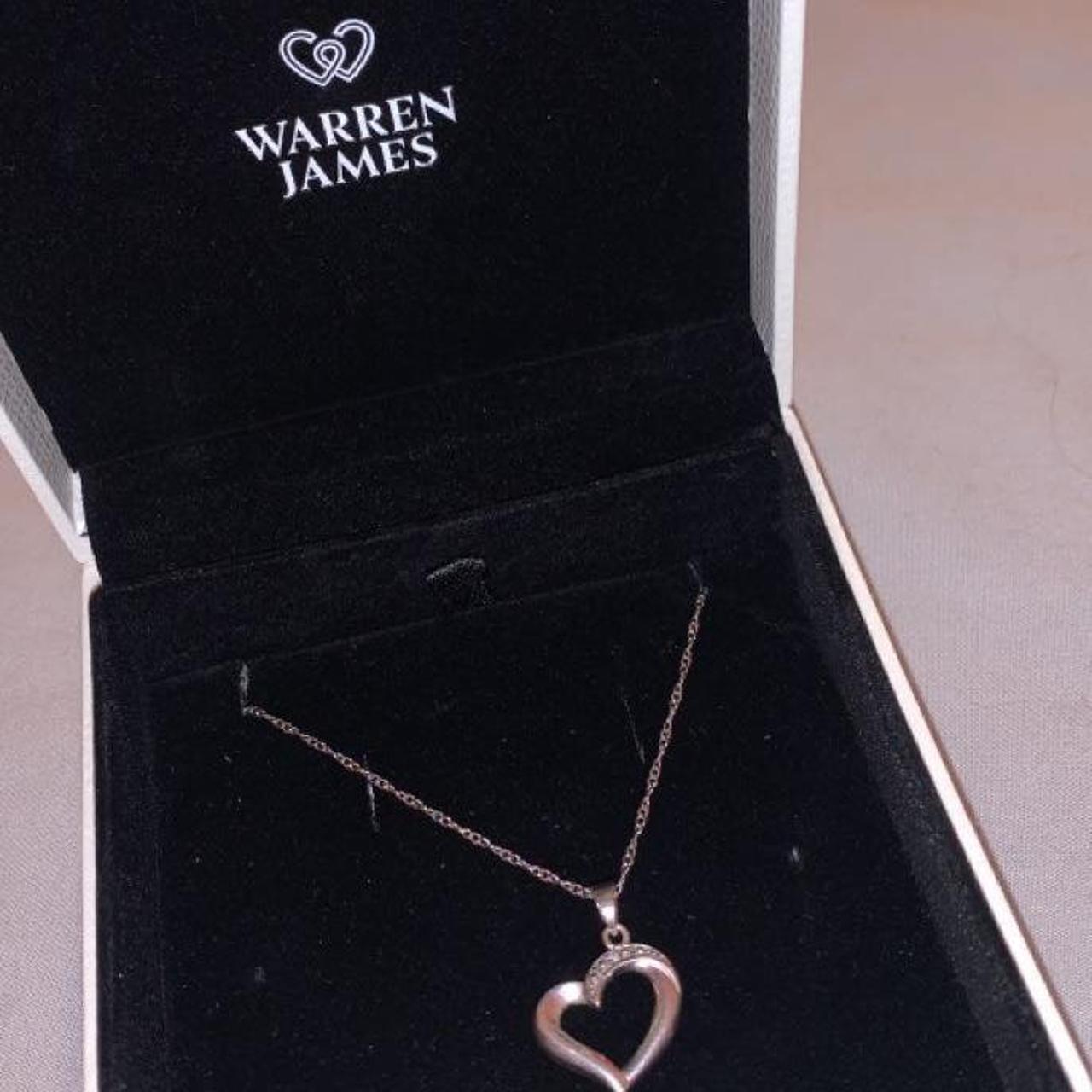 Womens Warren James Jewellers | 18Ct Gold Vermeil On Silver Heart 'K'  Initial Pendant • Charyjewellery