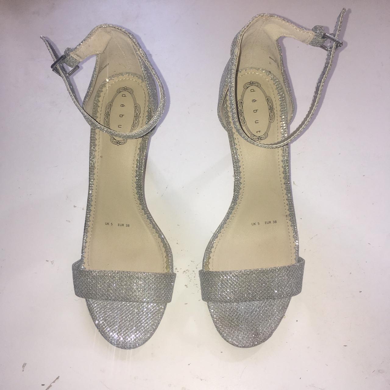 Ladies silver sandals hot sale size 5