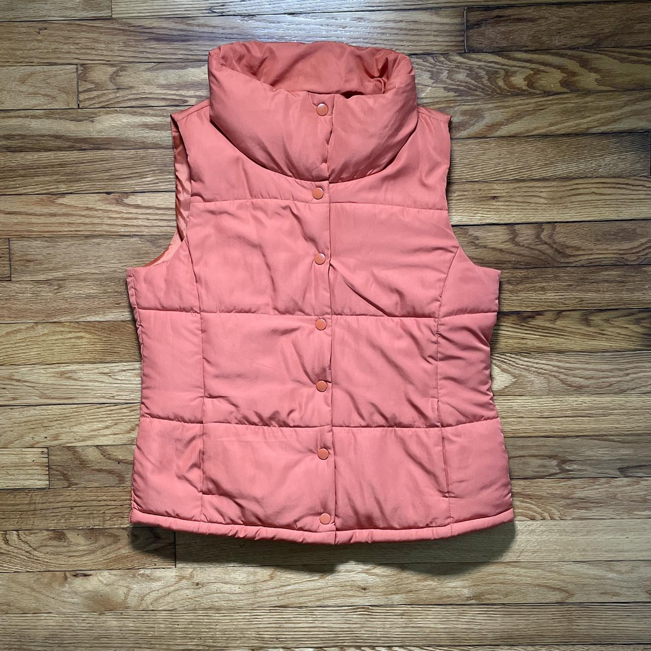 puffy pink vest