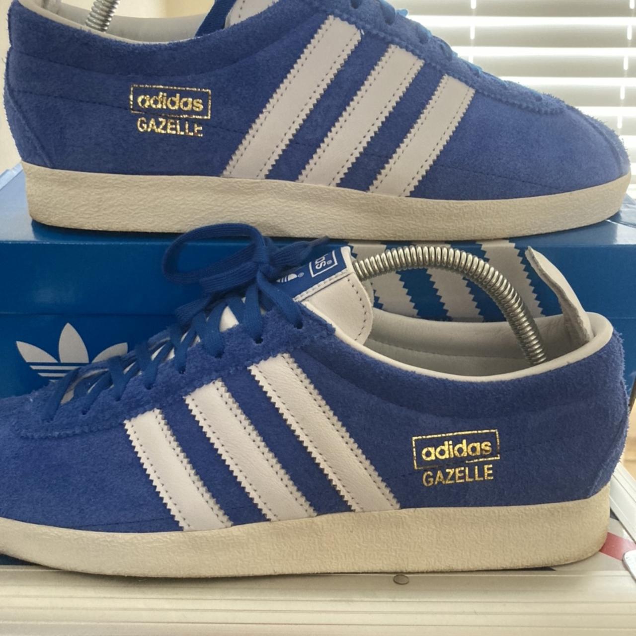 adidas gazelle blue size 8