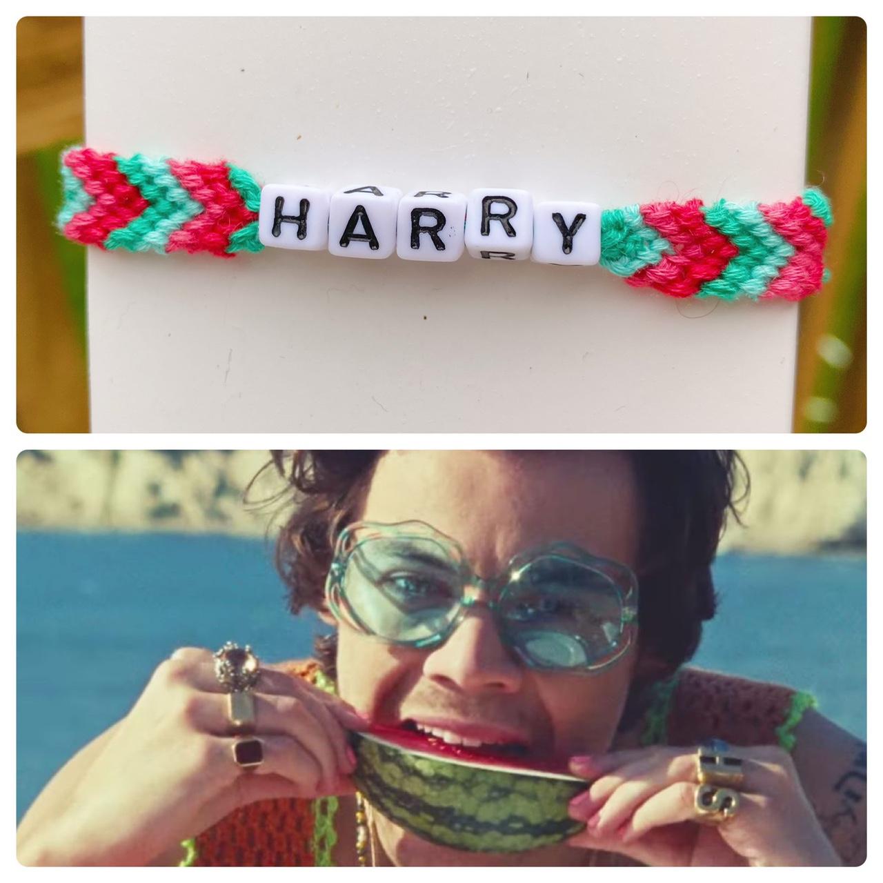 Lorenzo Berkshire inspired bracelet Handmade, Harry - Depop