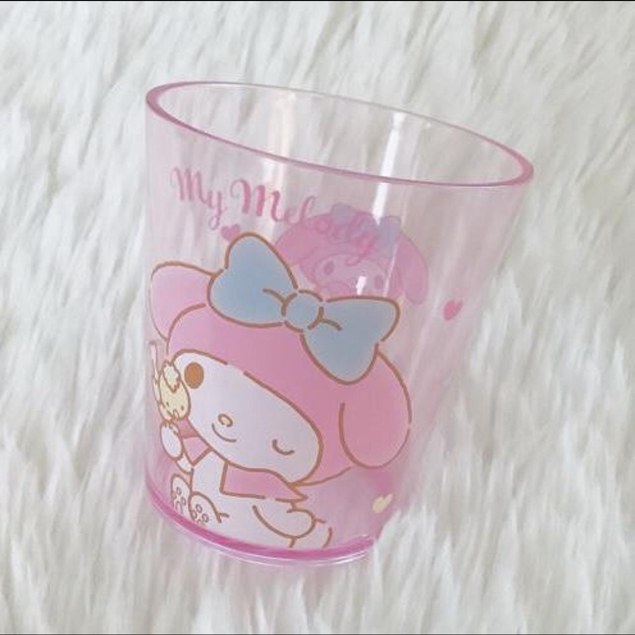 New Sanrio My Melody Pink Drinkware Plastic... - Depop