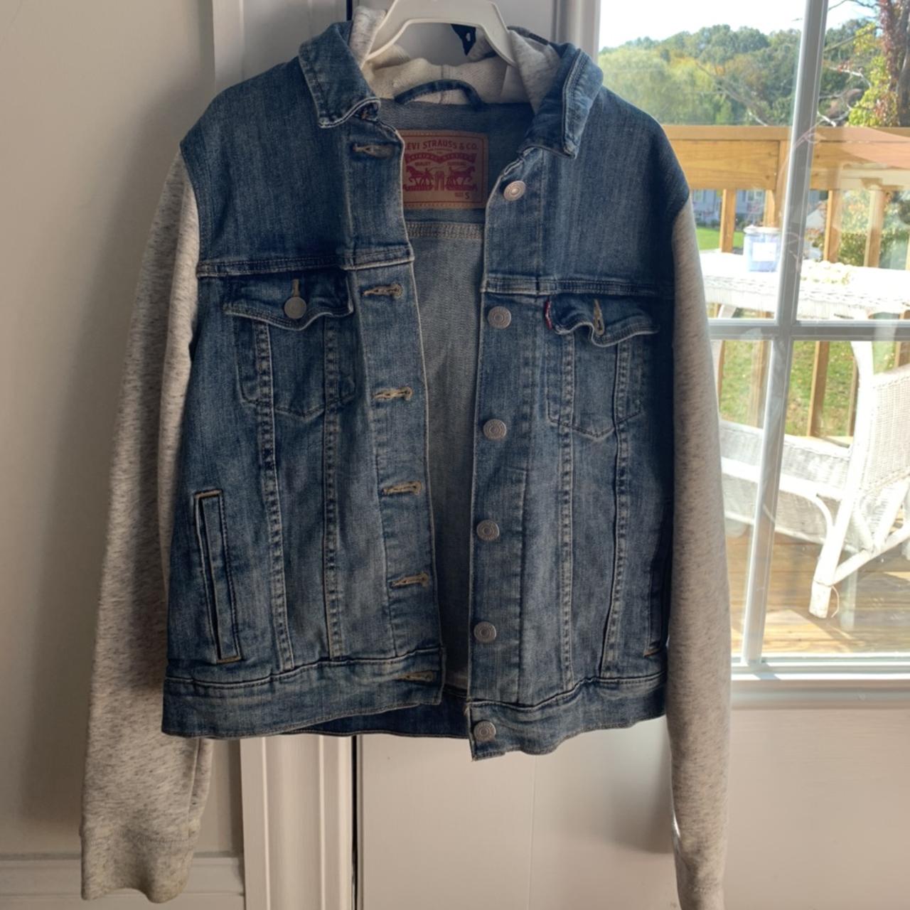 levis sweater jean jacket