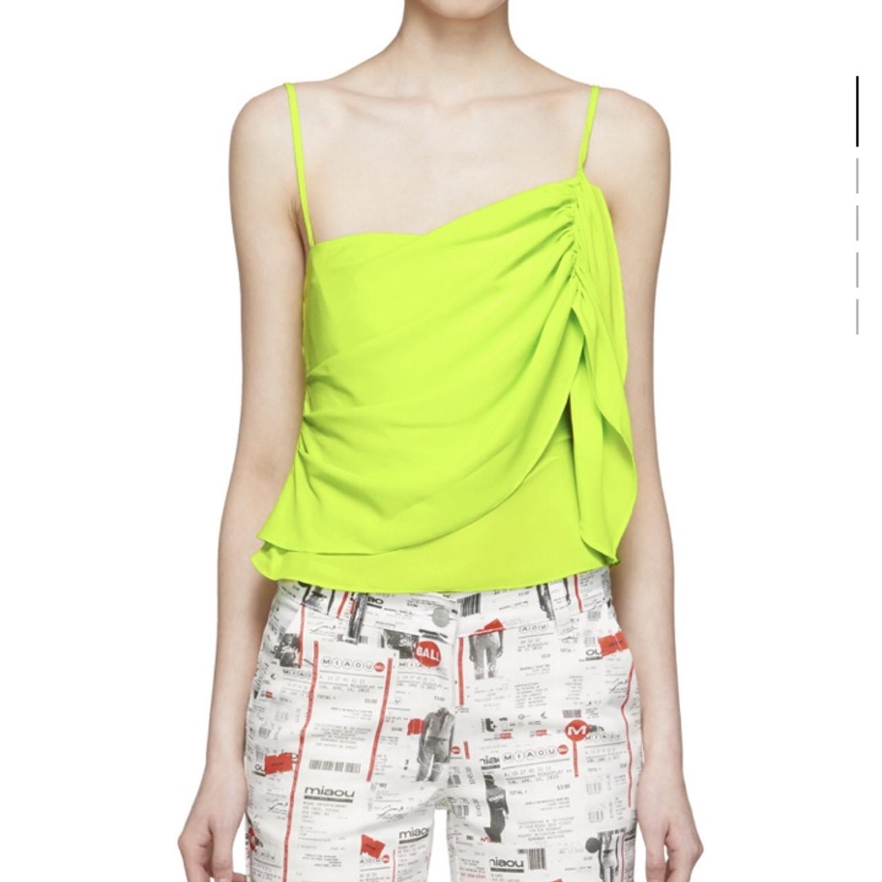 Miaou lime green cami it has like two layers in the... Depop