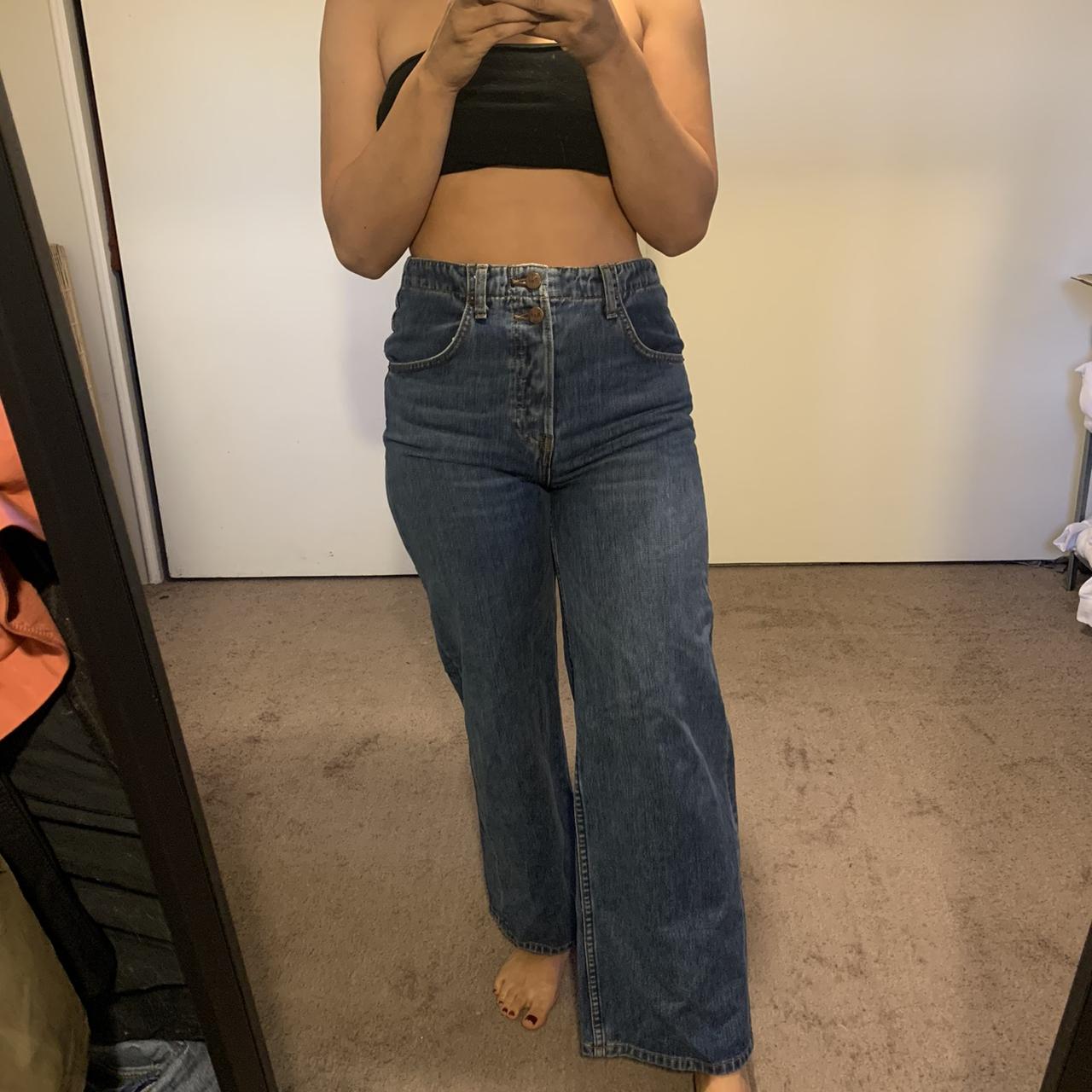 Reformation Louise Jean Wide Leg Cropped These are... - Depop
