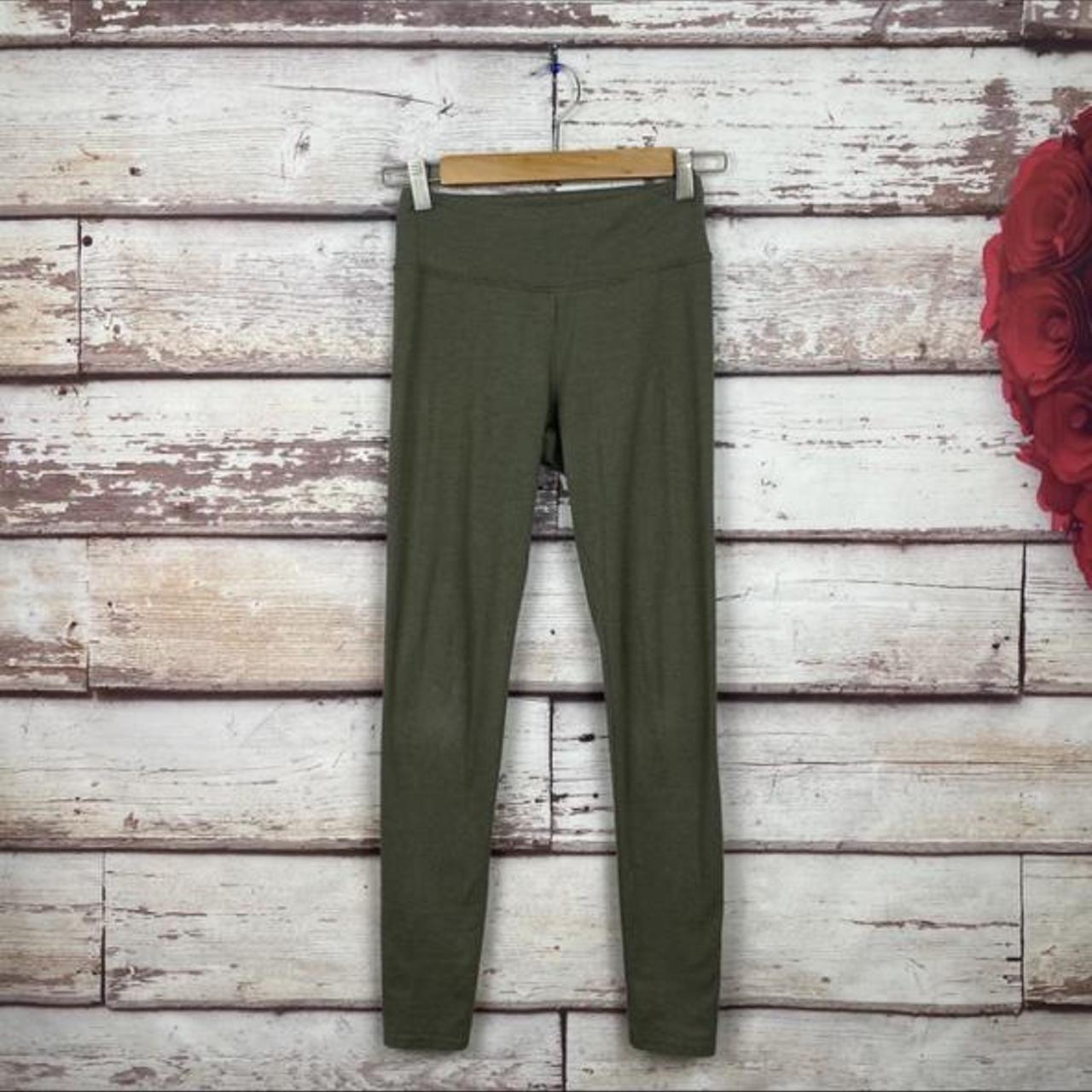 Aerie Chill Play Move Super Soft Leggings, Olive Green, Size XS