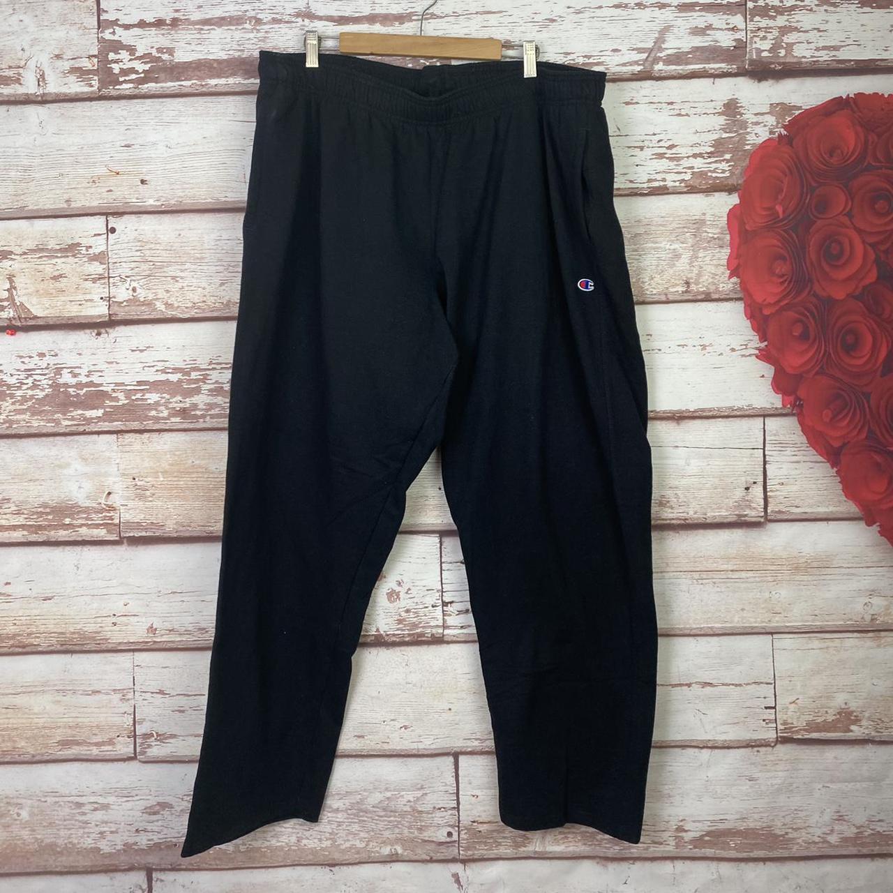 champion open bottom sweatpants