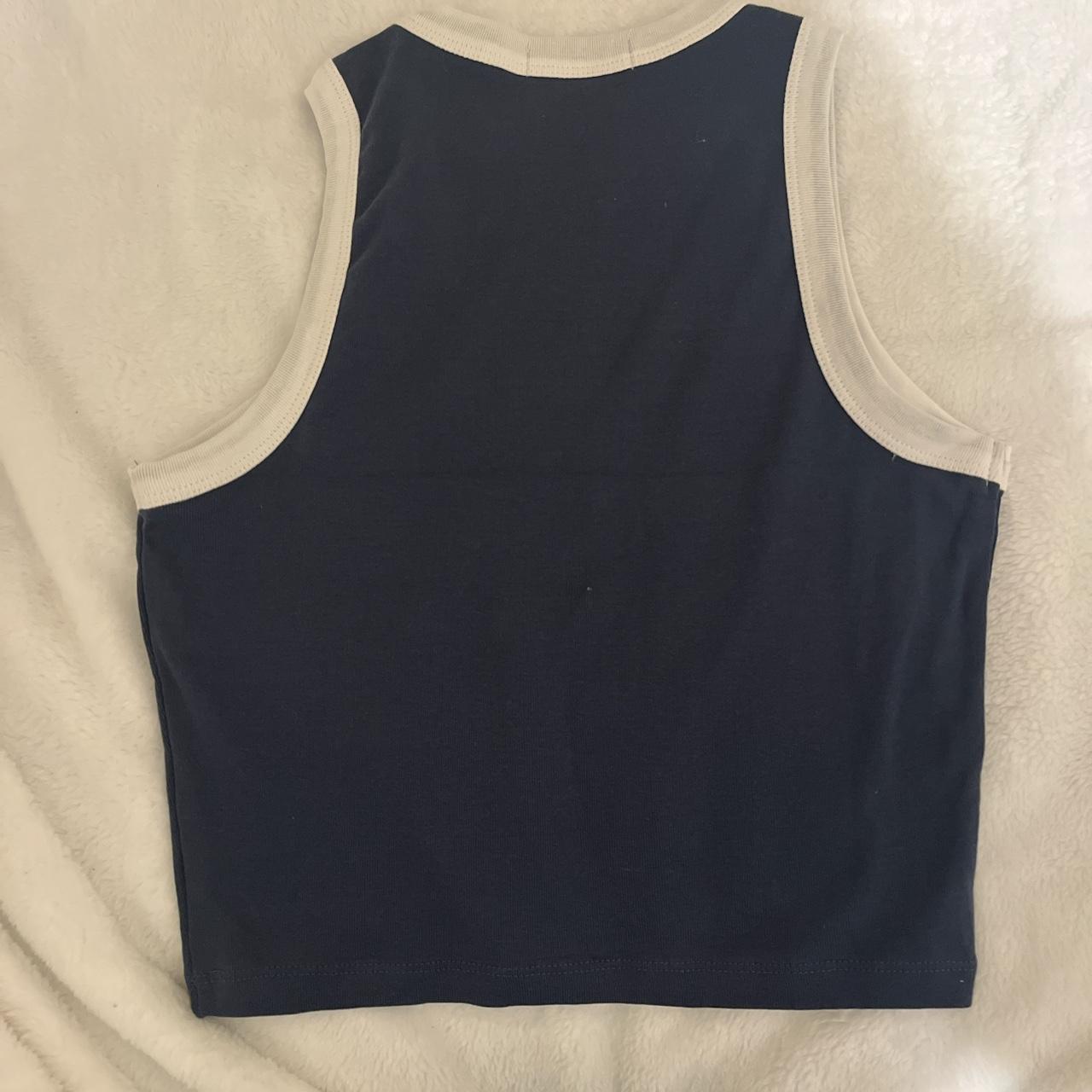 RSQ Brooklyn nyc ringer tank top Scoop neckline... - Depop