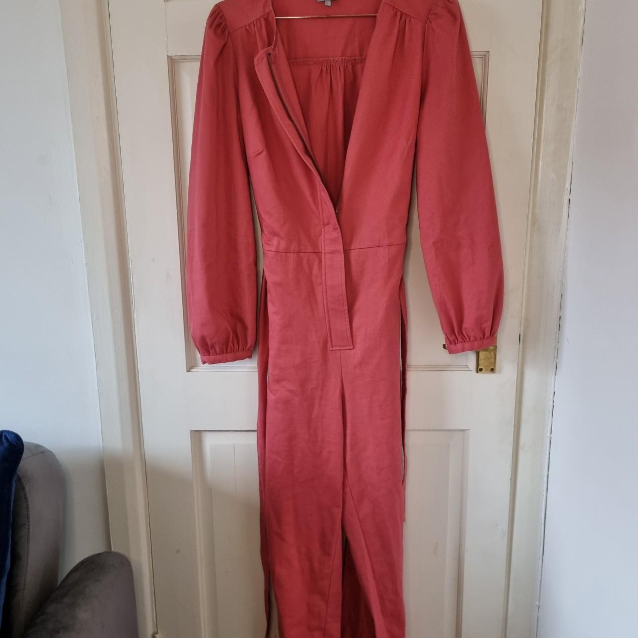 Pink Jumpsuit from Oliver Bonas - worn only a few... - Depop