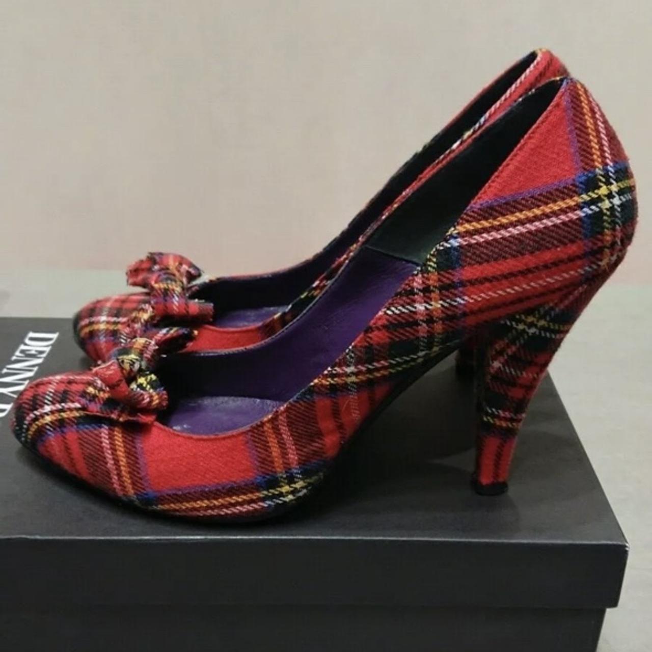 Decollete tartan on sale