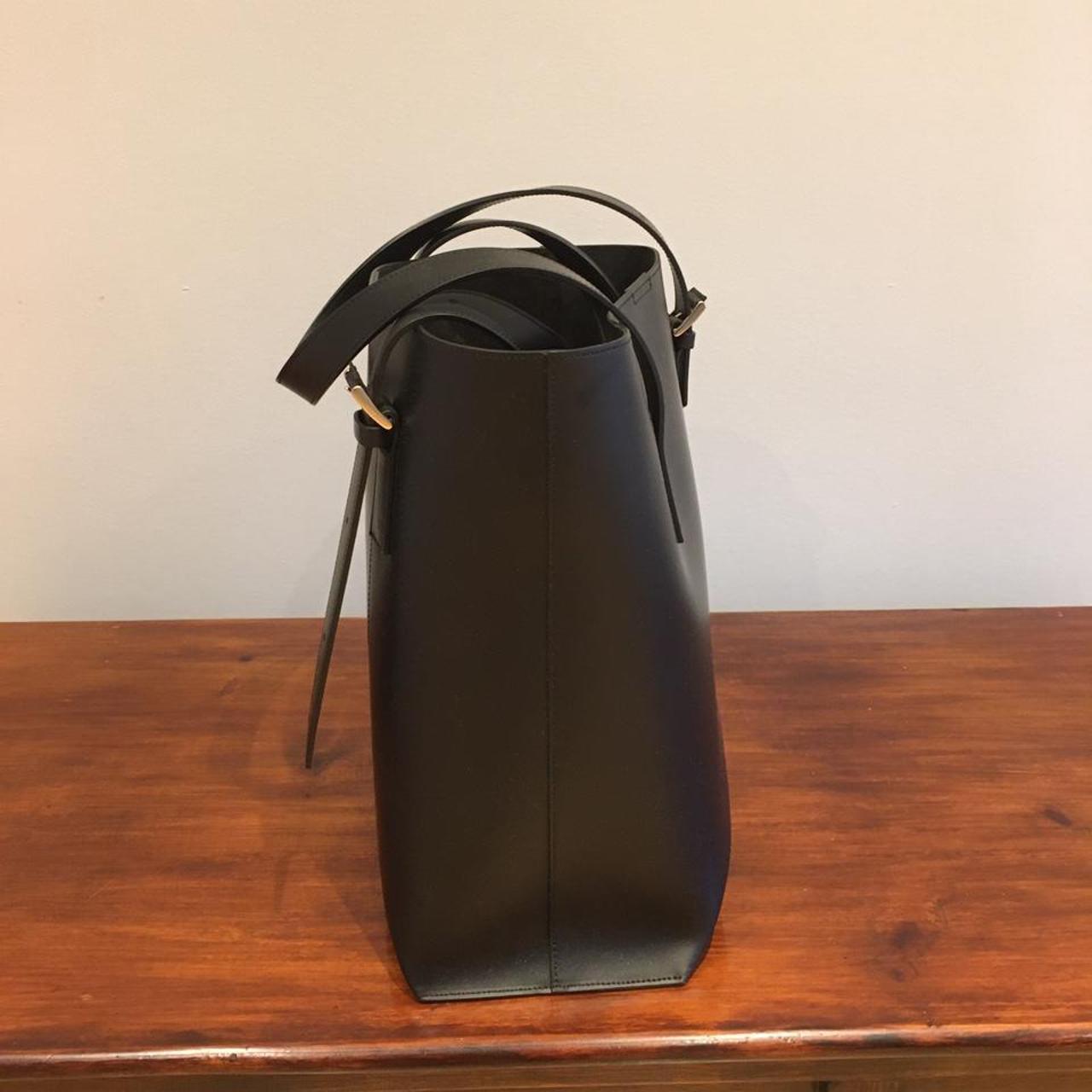 Calvin klein discount leather larissa tote