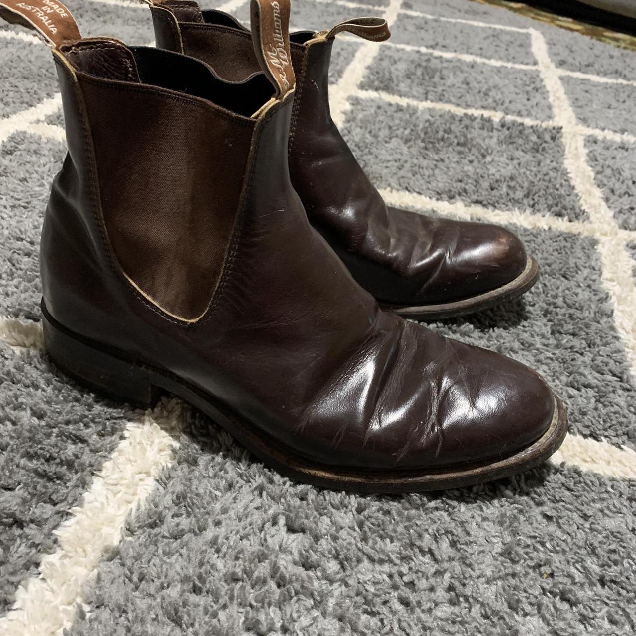 RM Williams MENS boots size 9.5 wide fit (sizing is... - Depop