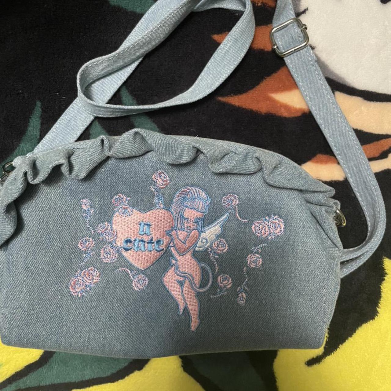 Valfre Women's Blue and Pink Bag