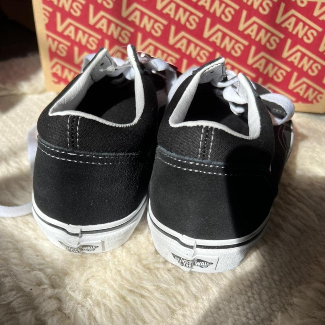 Vans black Old Skool trainers. Size 5. Brand new... - Depop