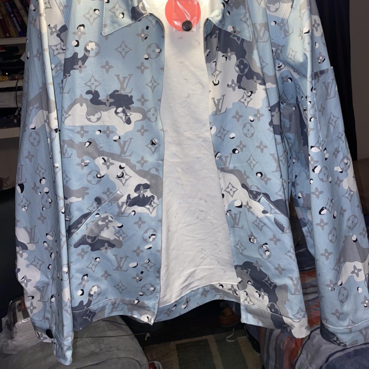 BRAVEST STUDIOS LV PARKA JACKET BLUE COTTON CANDY - Depop