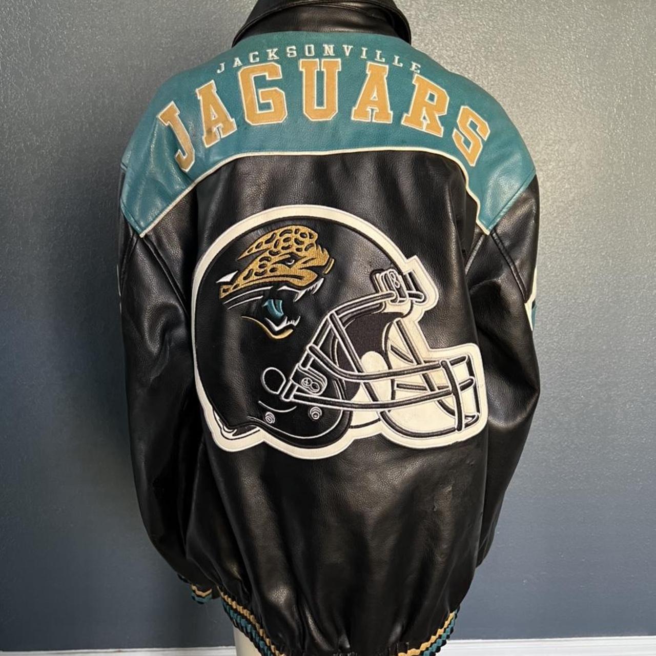 jacksonville jaguars letterman jacket