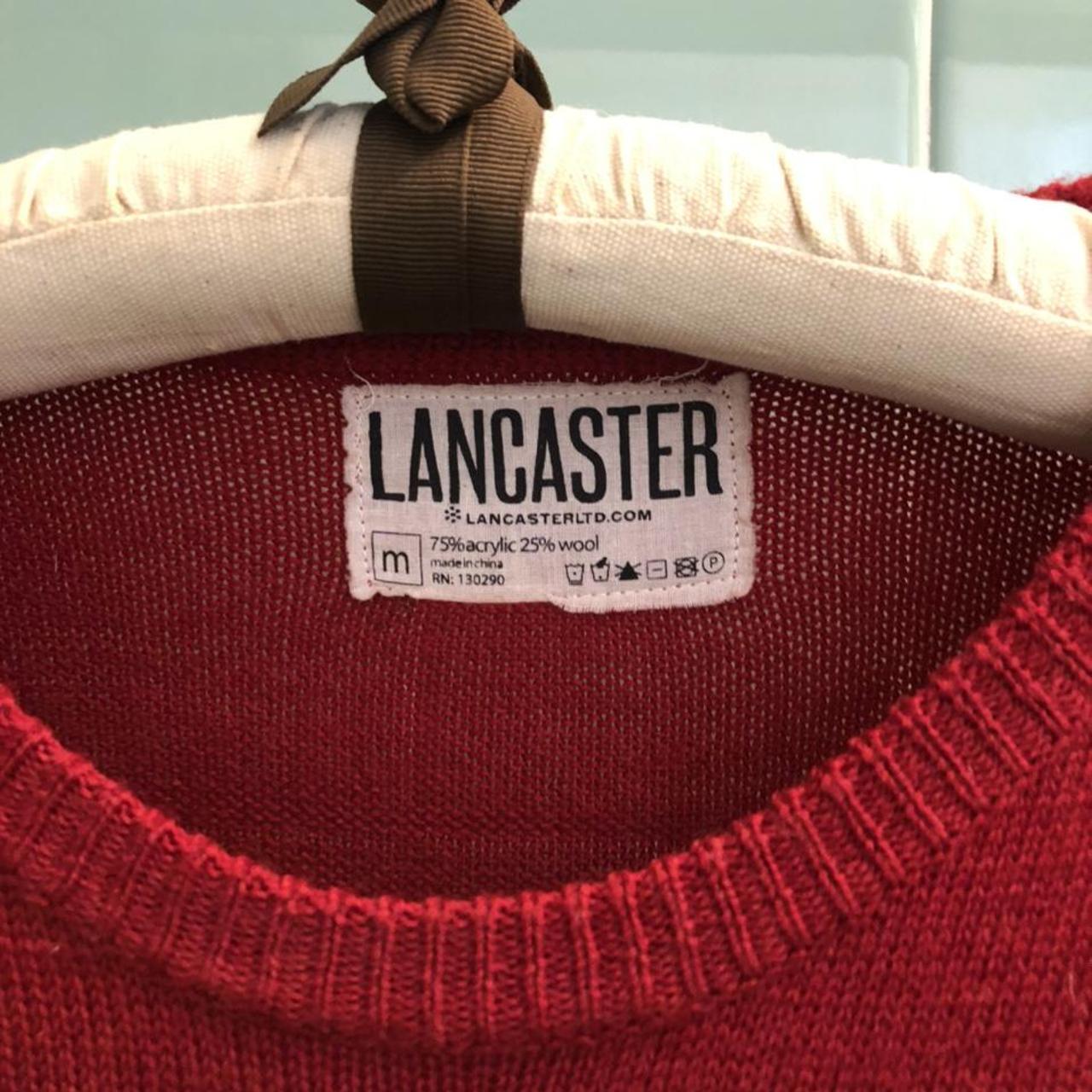 Lancaster Men's Red Jumper Depop