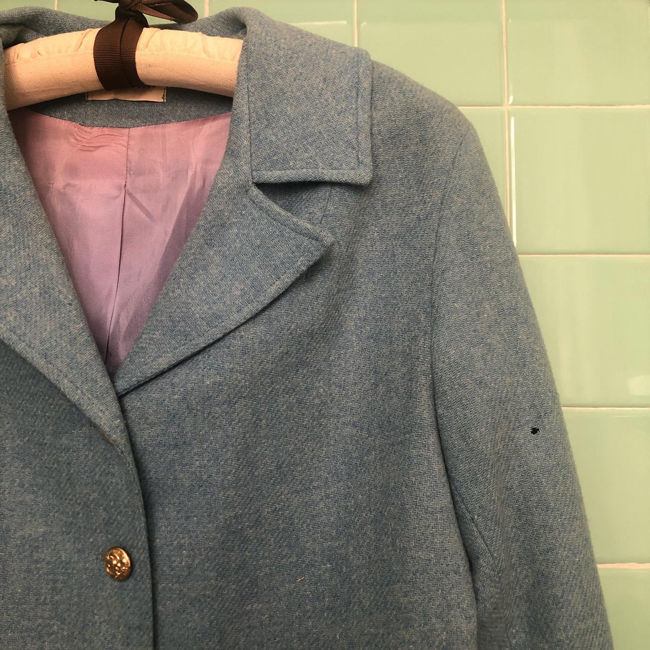 American Vintage Women's Blue Jacket | Depop