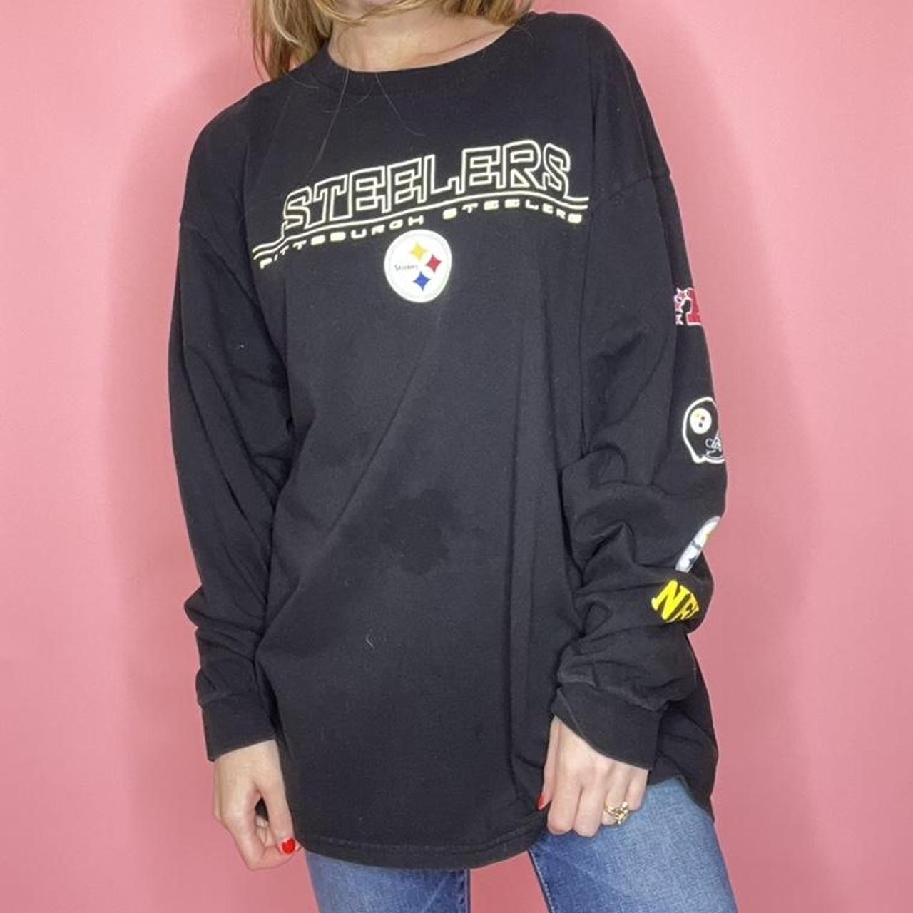 Pittsburgh Steelers Sweatshirt Nice Graphic On Front - Depop