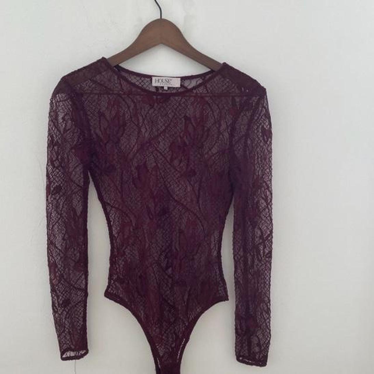 House of CB Women's Red and Burgundy | Depop