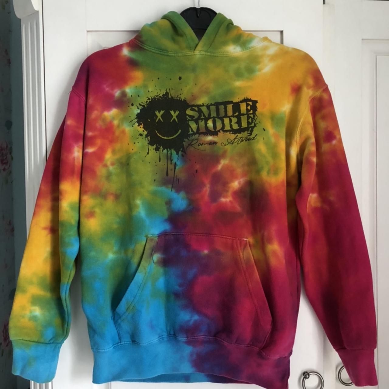 Roman atwood sales tie dye hoodie