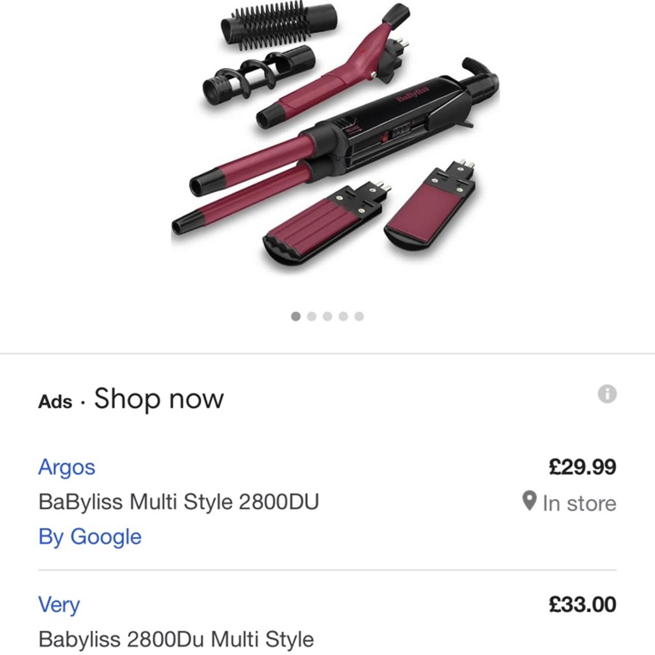Curling Iron Babyliss Multi Style 2800du BaByliss Multi Style