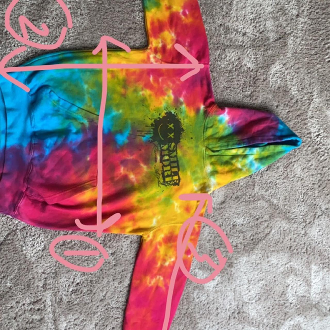 Roman atwood tie store dye hoodie