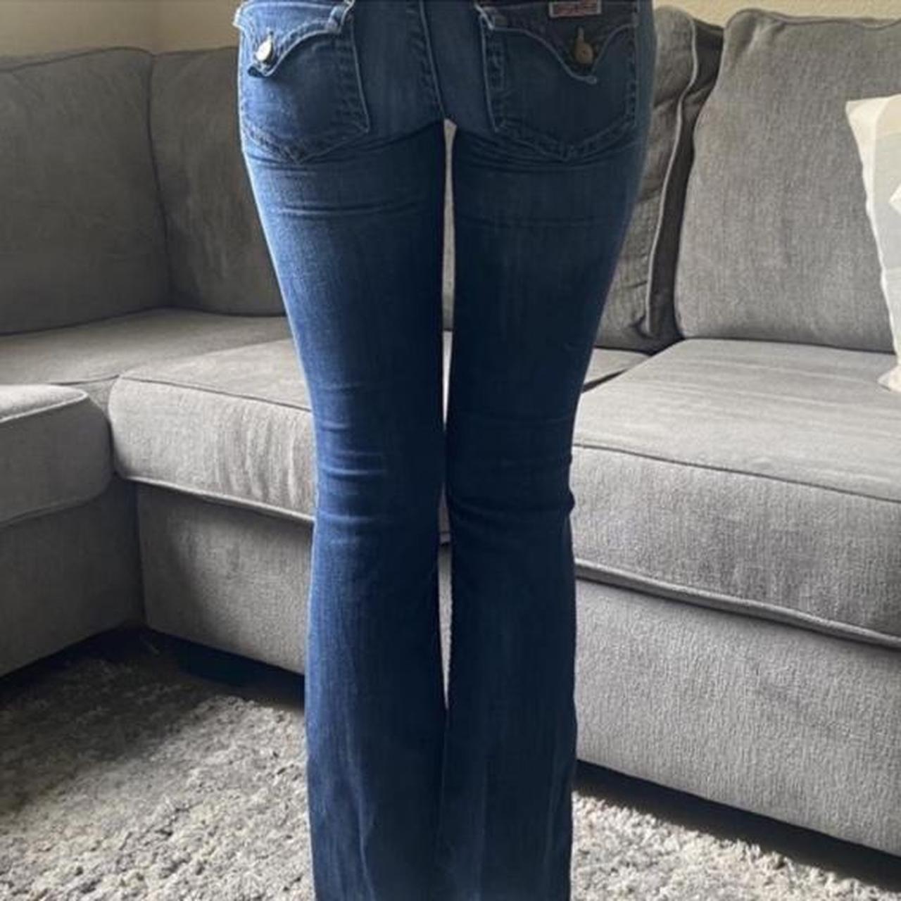 Hudson uk jeans low waisted and bootcut/flare -... - Depop