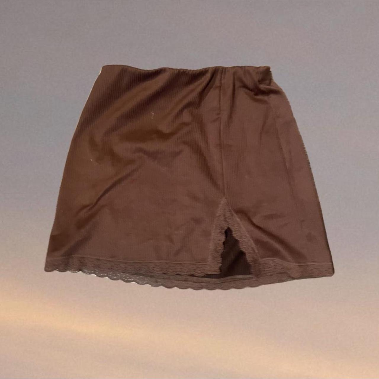 Short brown skirt. Great for casual looks and going... Depop