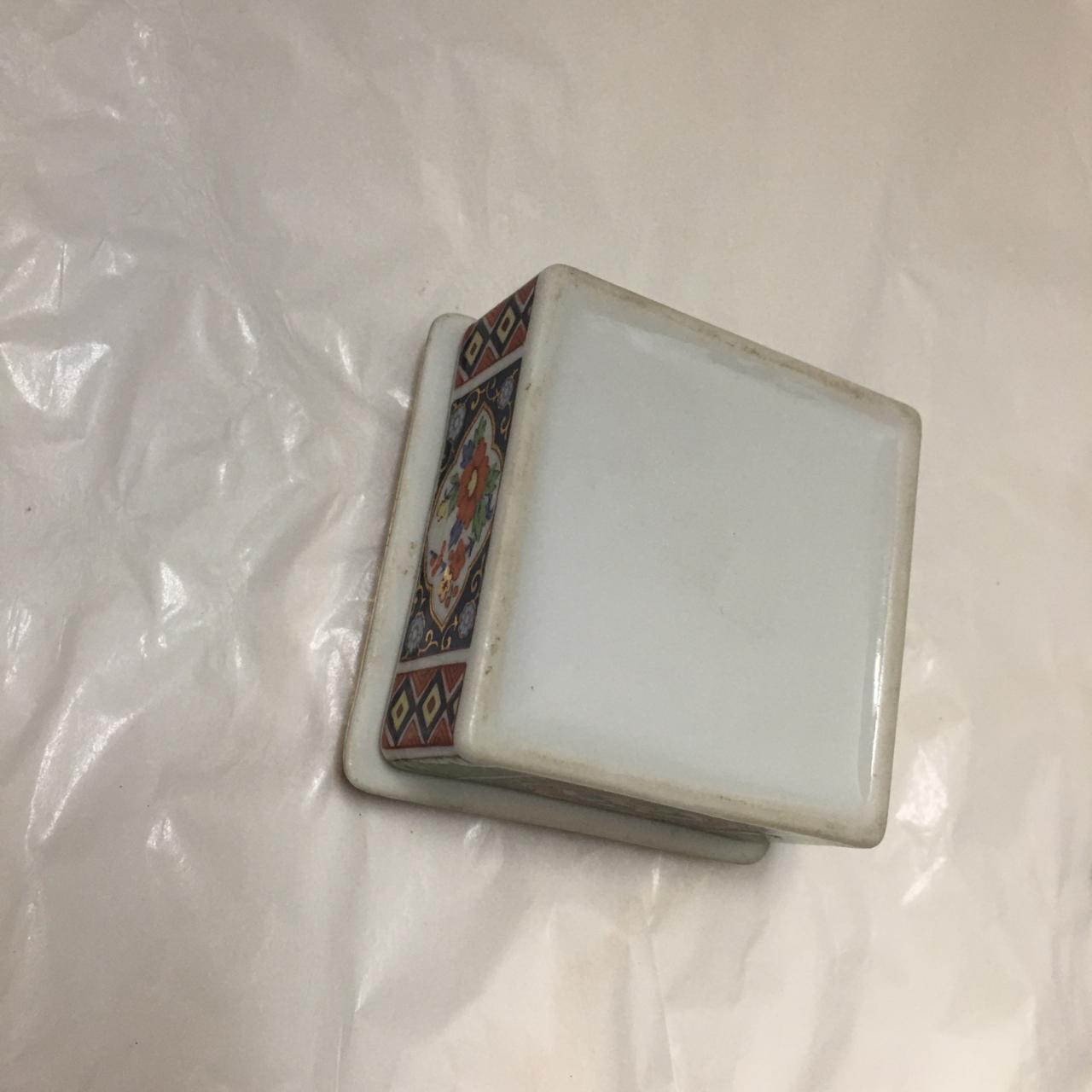 Vintage Porcelain Trinket Box A Lucky And Fun Depop   P0 