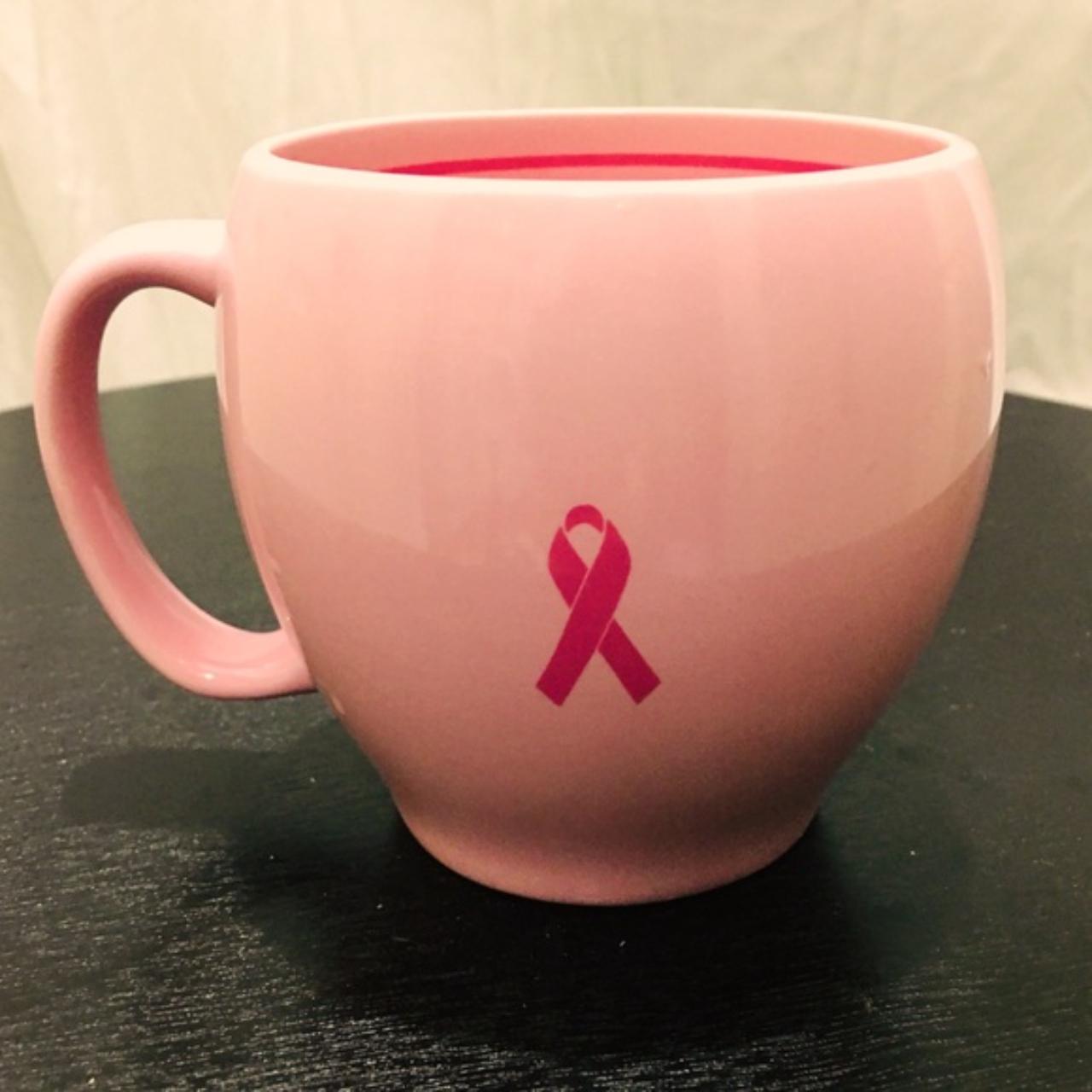 Breast Cancer Awareness Coffee Mug Featuring A Depop