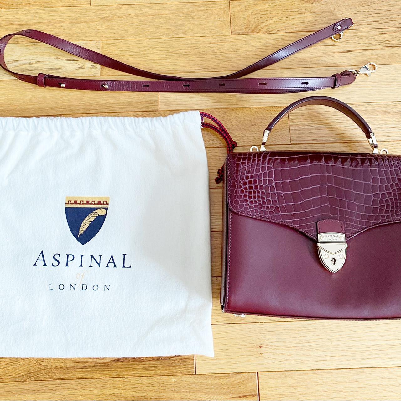 Aspinal of London Women's Burgundy Bag