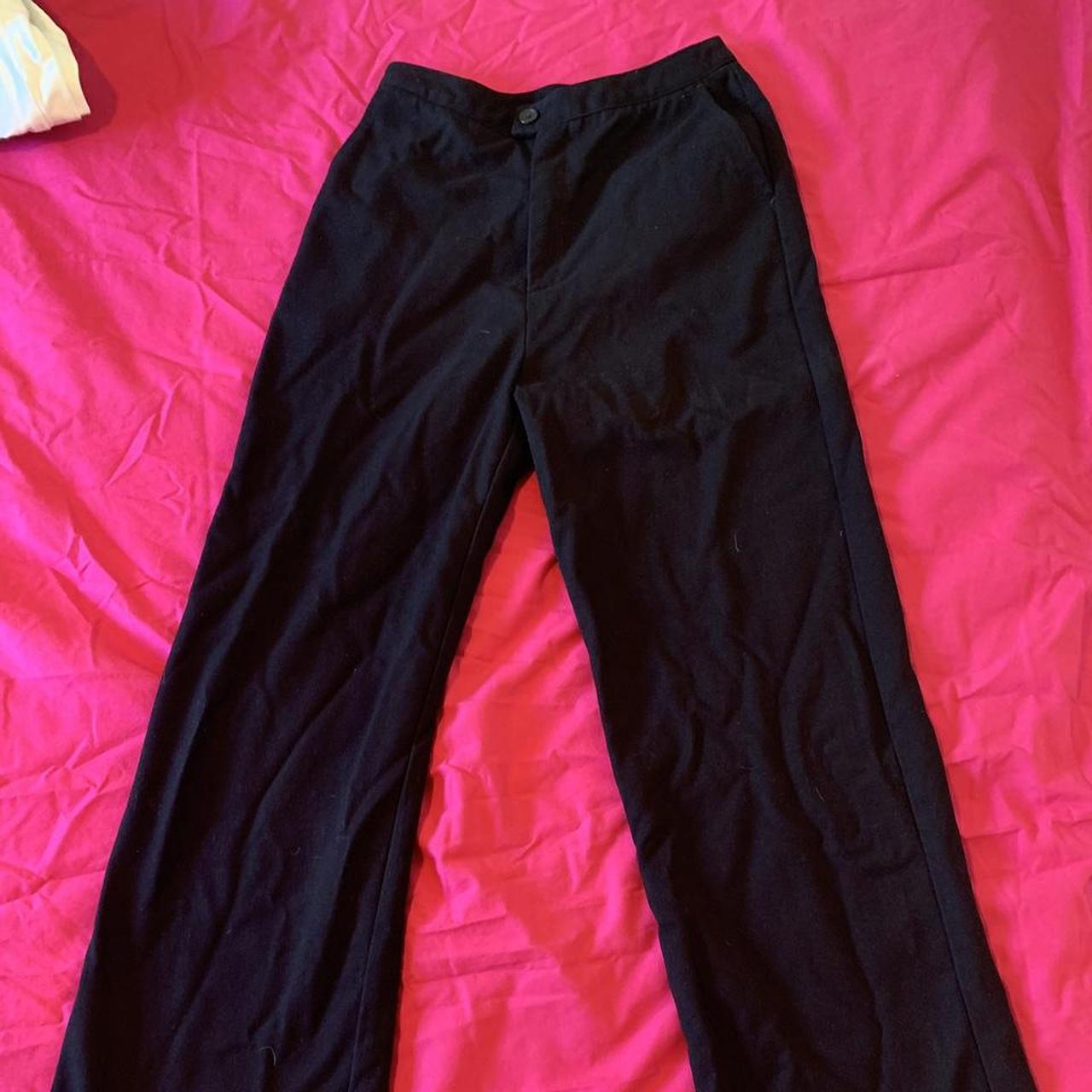 Brandy Melville black slacks. Super cute black pants... - Depop